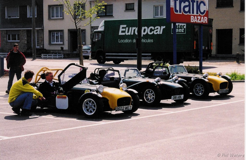 Spa_3.jpg - A passer by asks about the 'le funny cars'